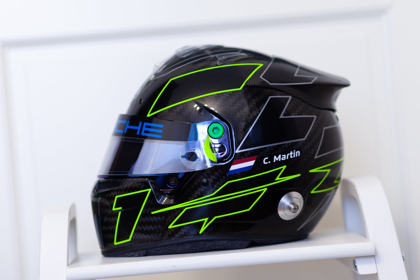 SEBRING Stickers for helmet Color scheme #1 with Name&Flag (design pack) (Karting, Motorsport, Moto)