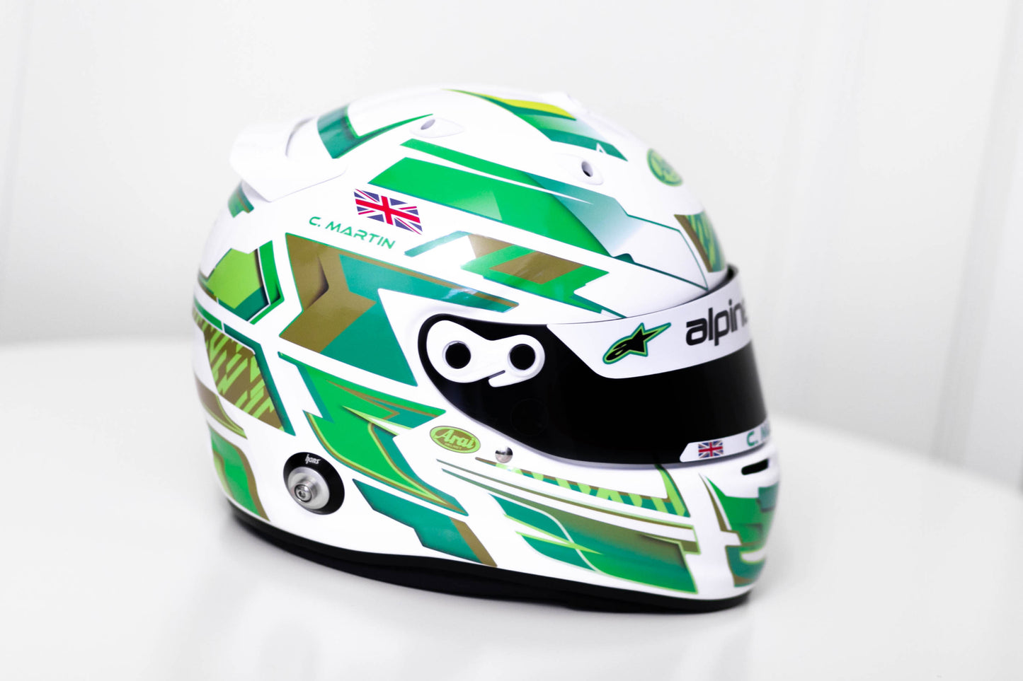LONATO Sticker Kit for helmet Color Scheme #3 (design pack) (Karting, Motorsport, Moto)