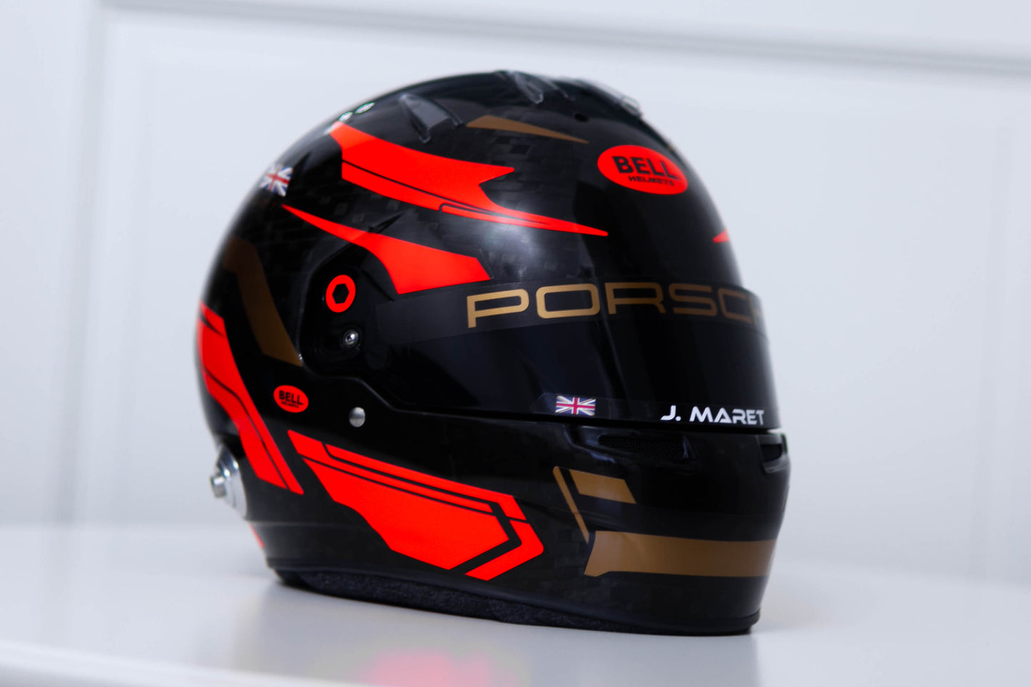 GRANDA Sticker Kit for helmet Color Scheme #3 FLUO BLACK helmet (design pack) (Karting, Motorsport, Moto)