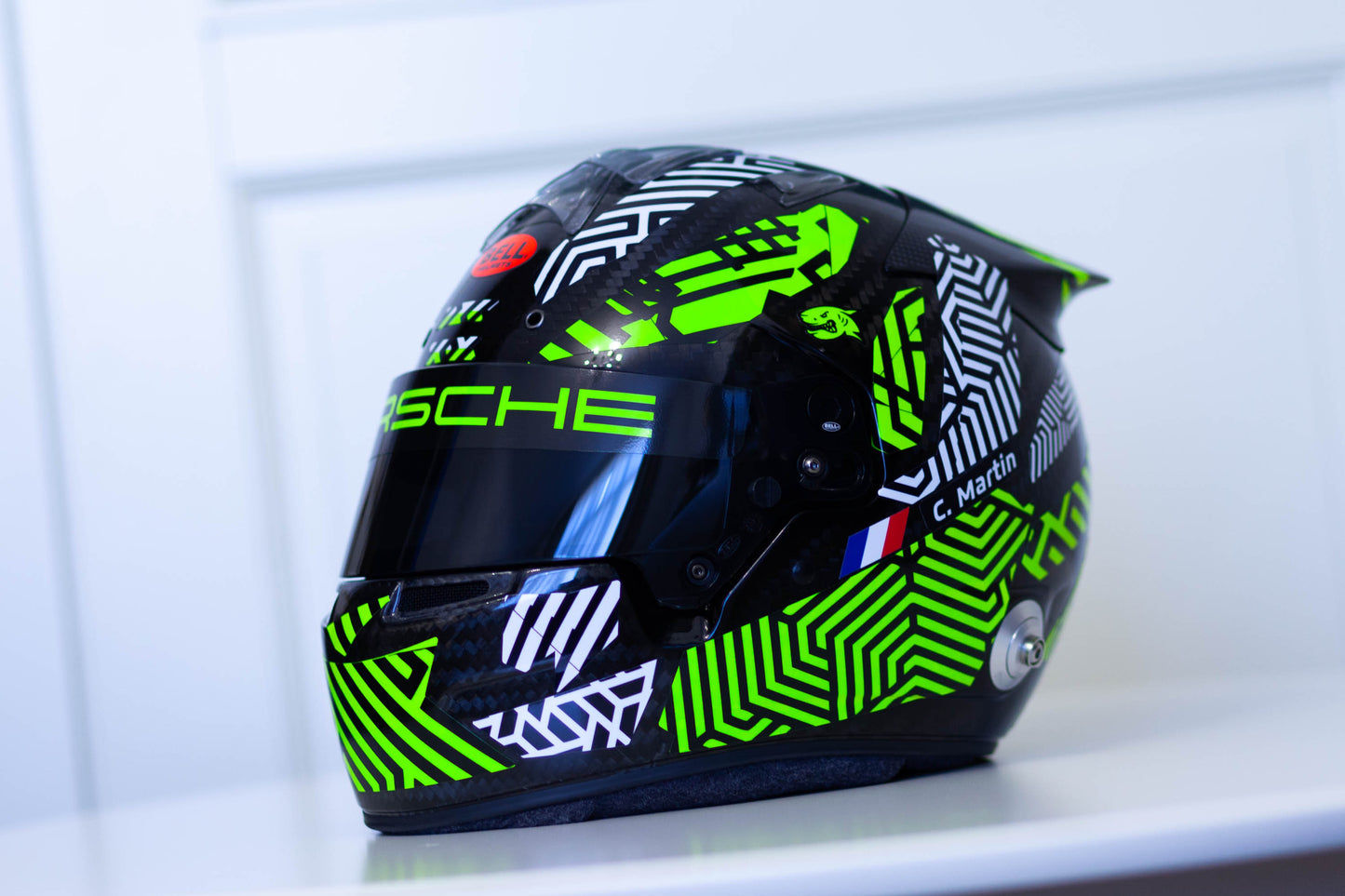 ZEBRA CAMUFLAGE Stickers for helmet Color scheme #2 with part fluo (design pack) (Karting, Motorsport, Moto)