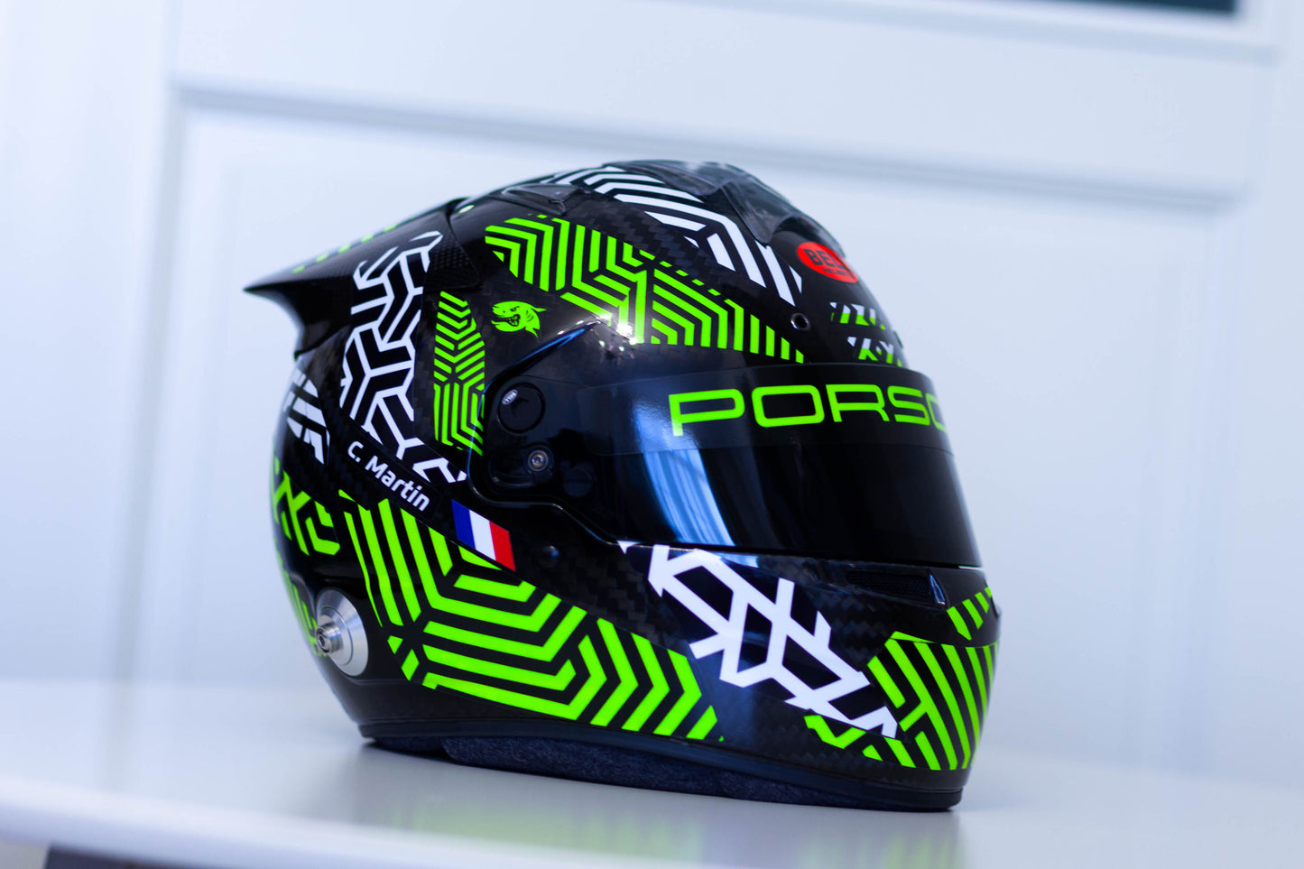 ZEBRA CAMUFLAGE Stickers for helmet Color scheme #2 with part fluo (design pack) (Karting, Motorsport, Moto)