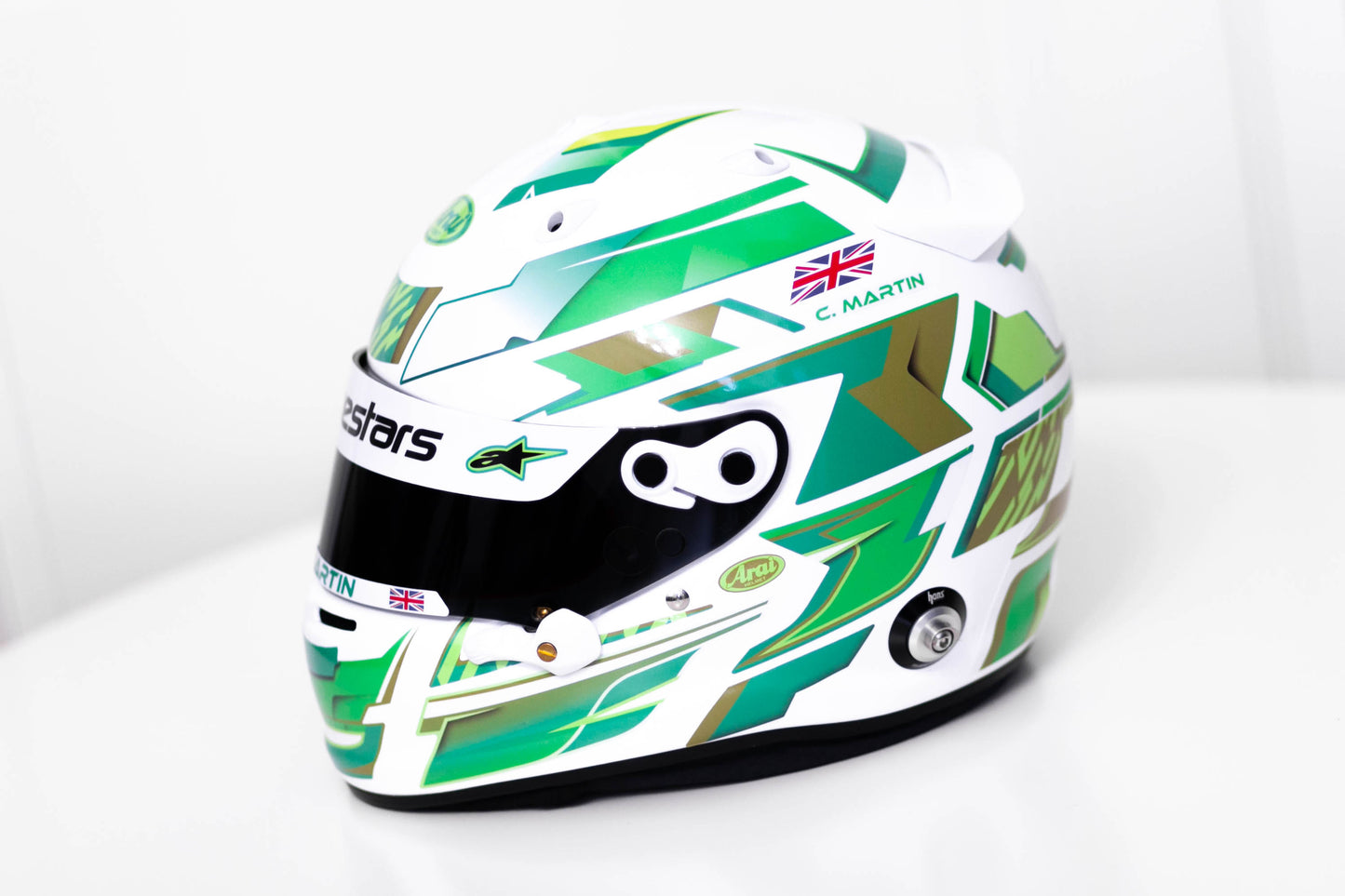 LONATO Sticker Kit for helmet Color Scheme #3 (design pack) (Karting, Motorsport, Moto)
