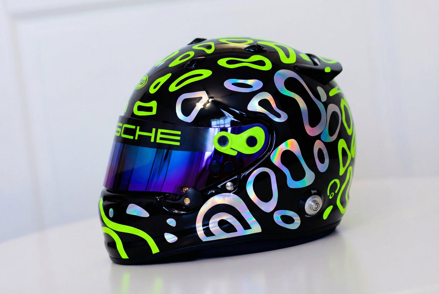 PLASMA Stickers Color scheme #1 FLUO+CHROME (design pack) (Karting, Motorsport, Moto)
