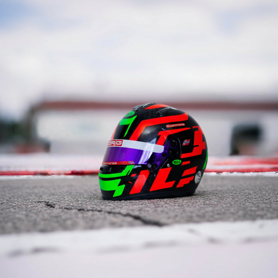 LACONCA Sticker Kit for helmet Color Scheme #2 FLUO (design pack) (Karting, Motorsport, Moto)