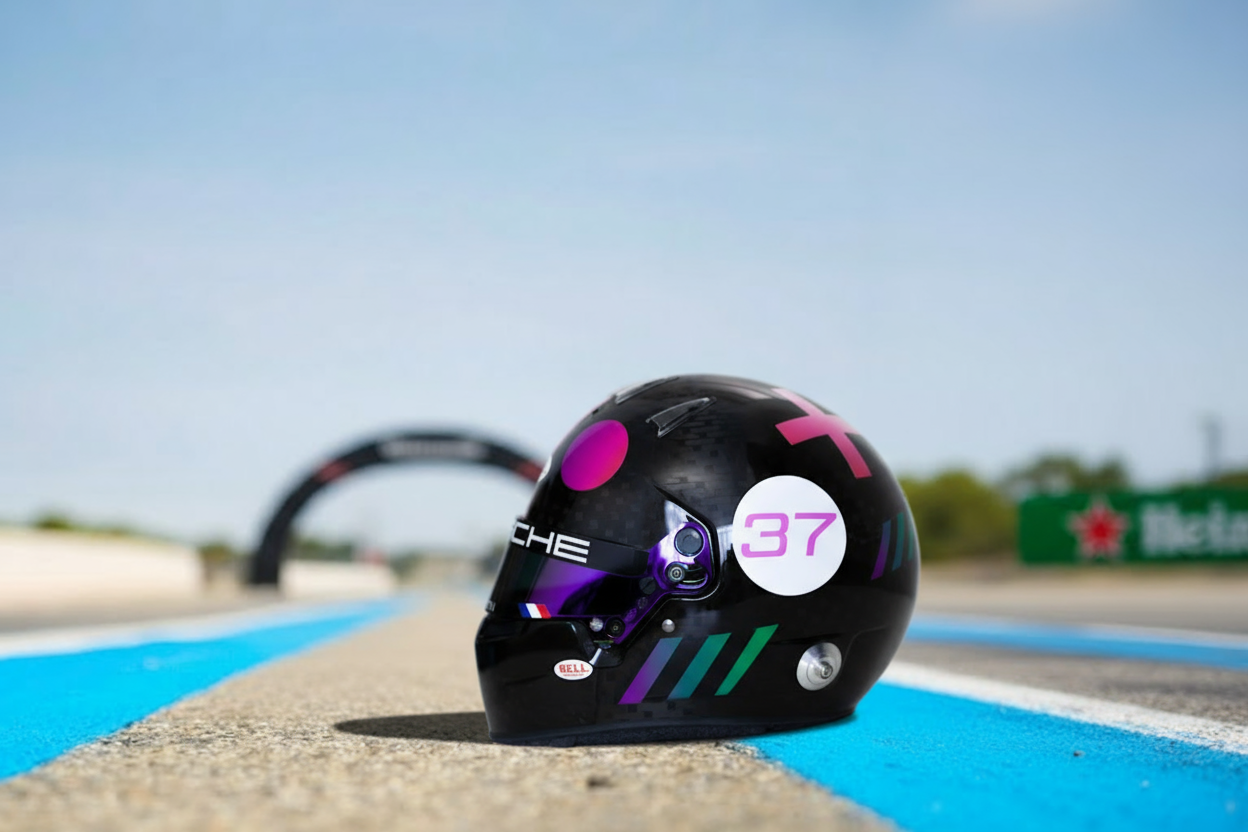 ASCARI Sticker Kit for helmet Color Scheme #1 (design pack) (Karting, Motorsport, Moto)