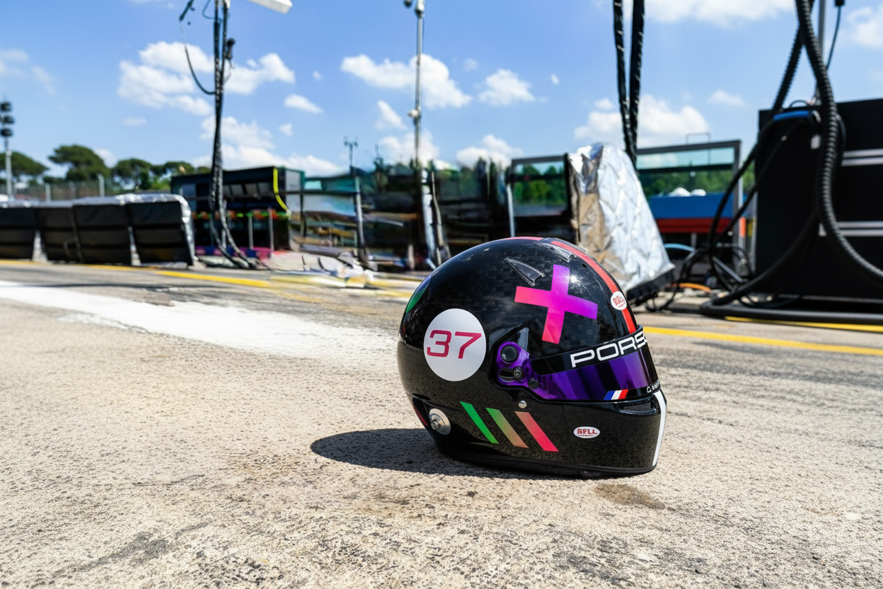 ASCARI Sticker Kit for helmet Color Scheme #1 (design pack) (Karting, Motorsport, Moto)
