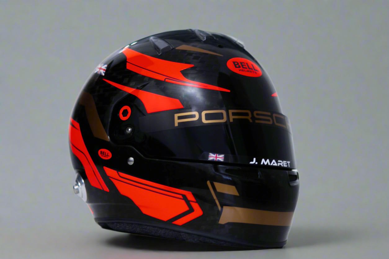 GRANDA Sticker Kit for helmet Color Scheme #3 FLUO BLACK helmet (design pack) (Karting, Motorsport, Moto)