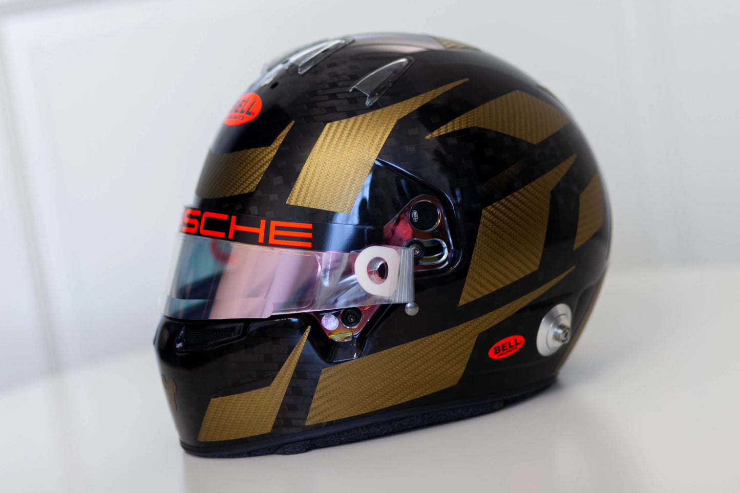 Atomic Sticker Kit for helmet in CARBON and FLUO (design pack) (Karting, Motorsport, Moto)