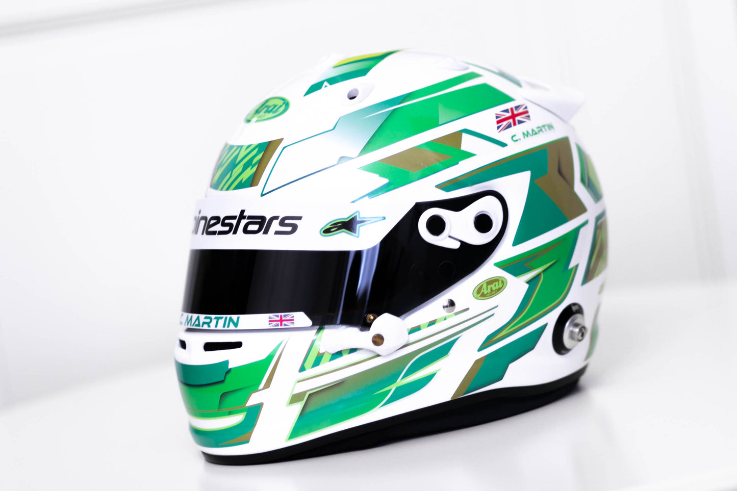 LONATO Sticker Kit for helmet Color Scheme #3 (design pack) (Karting, Motorsport, Moto)