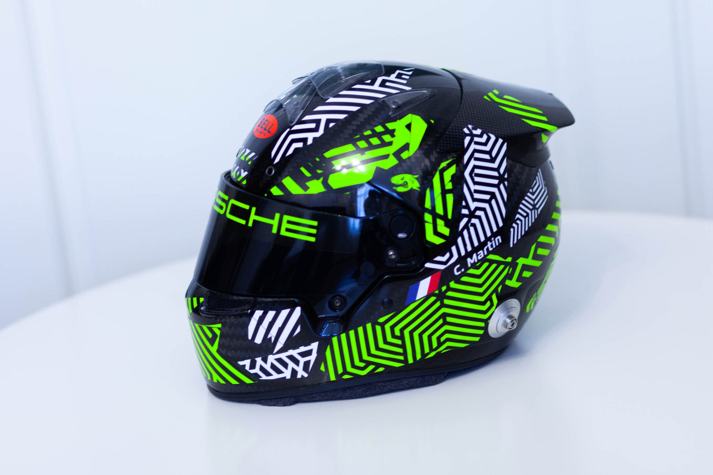 ZEBRA CAMUFLAGE Stickers for helmet Color scheme #2 with part fluo (design pack) (Karting, Motorsport, Moto)