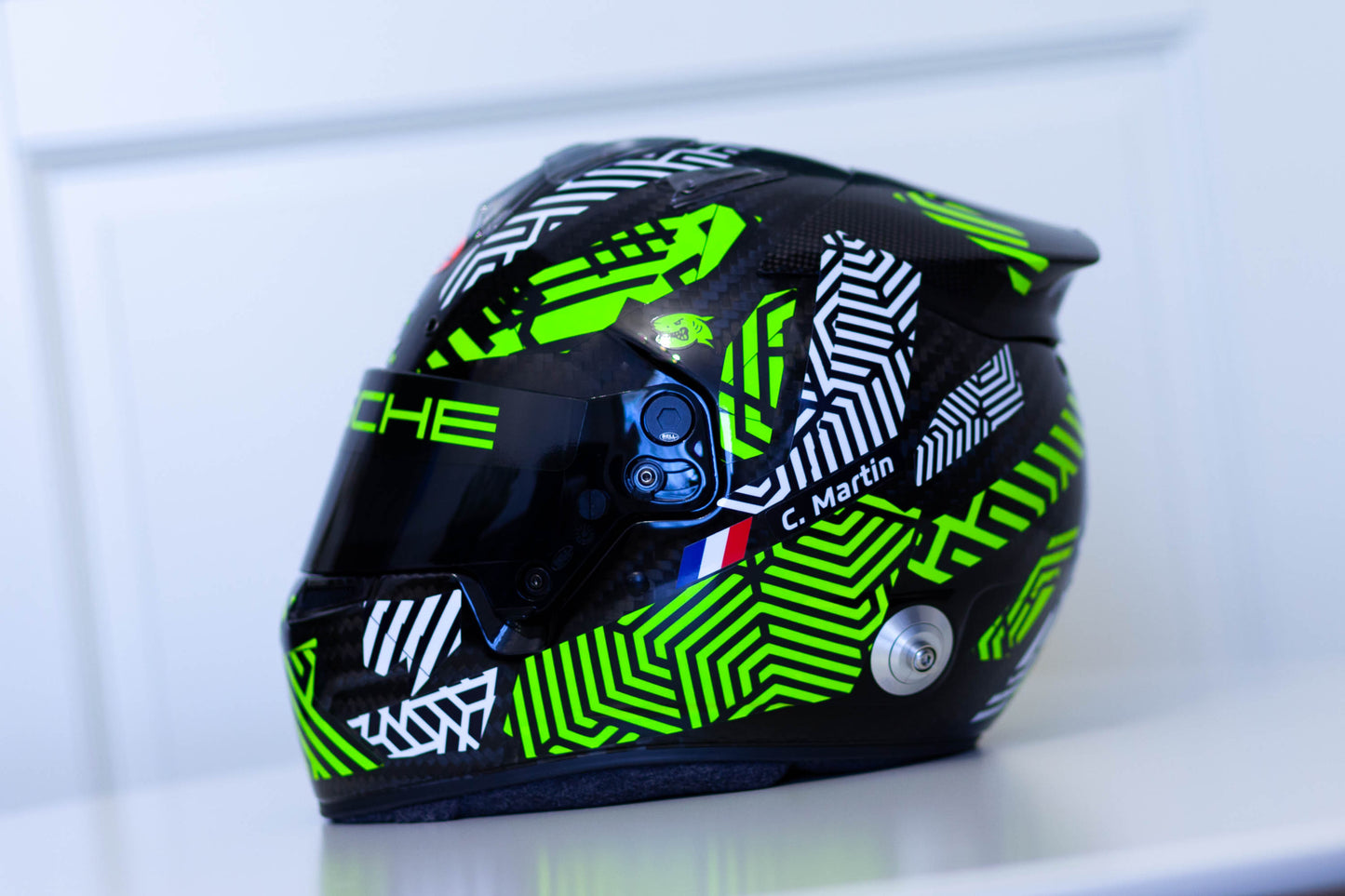ZEBRA CAMUFLAGE Stickers for helmet Color scheme #2 with part fluo (design pack) (Karting, Motorsport, Moto)