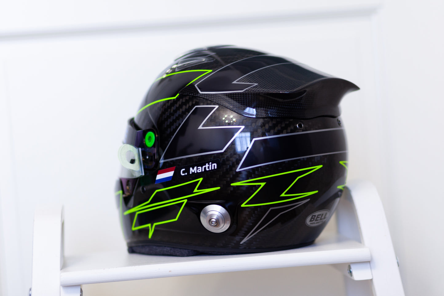 SEBRING Stickers for helmet Color scheme #1 with Name&Flag (design pack) (Karting, Motorsport, Moto)