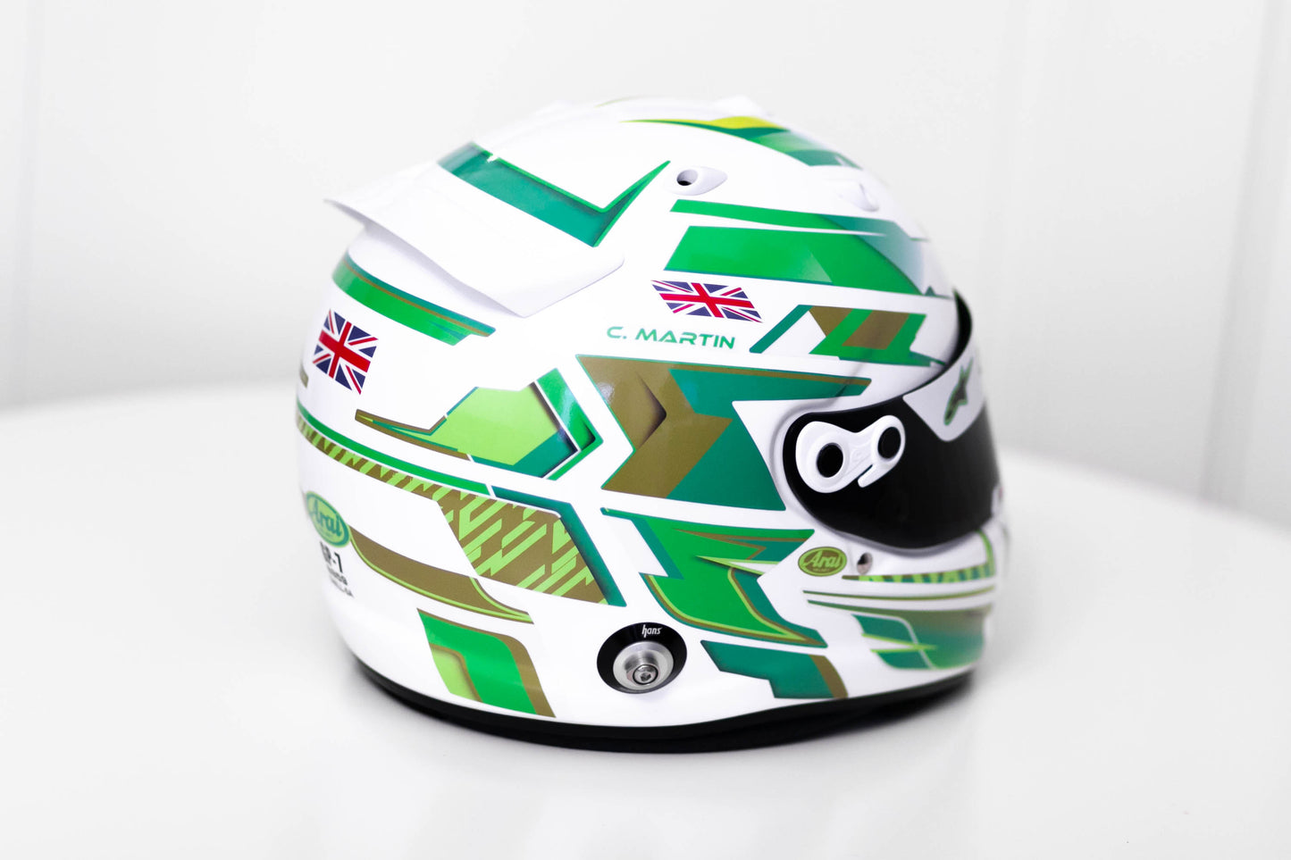 LONATO Sticker Kit for helmet Color Scheme #3 (design pack) (Karting, Motorsport, Moto)