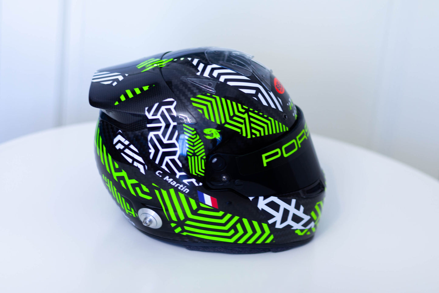 ZEBRA CAMUFLAGE Stickers for helmet Color scheme #2 with part fluo (design pack) (Karting, Motorsport, Moto)