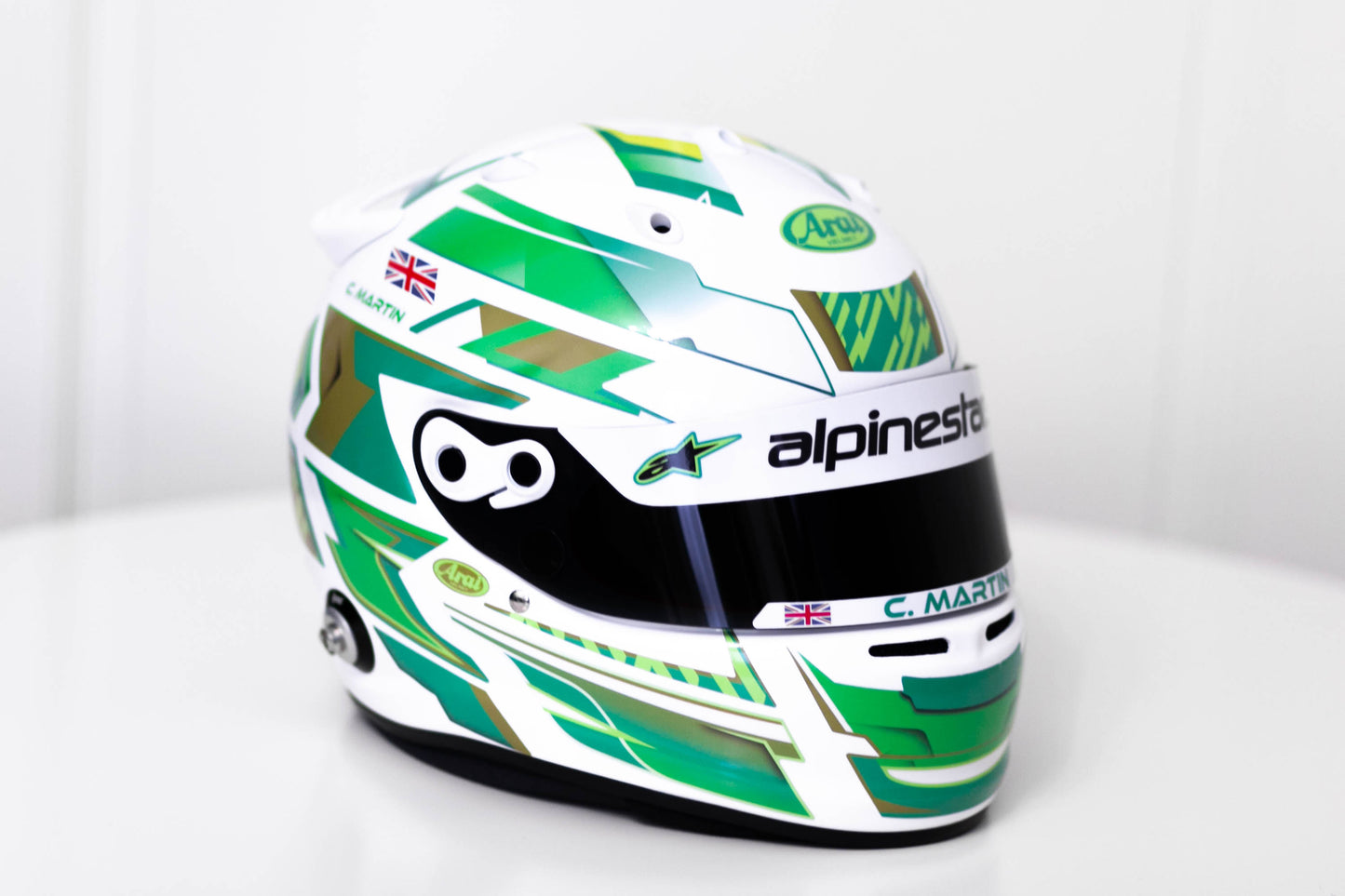 LONATO Sticker Kit for helmet Color Scheme #3 (design pack) (Karting, Motorsport, Moto)