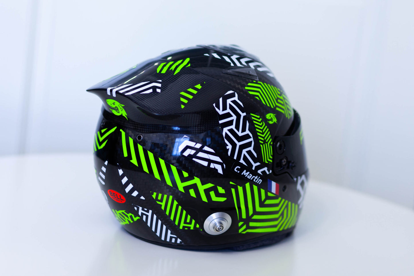 ZEBRA CAMUFLAGE Stickers for helmet Color scheme #2 with part fluo (design pack) (Karting, Motorsport, Moto)