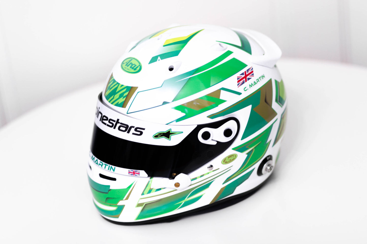 LONATO Sticker Kit for helmet Color Scheme #3 (design pack) (Karting, Motorsport, Moto)