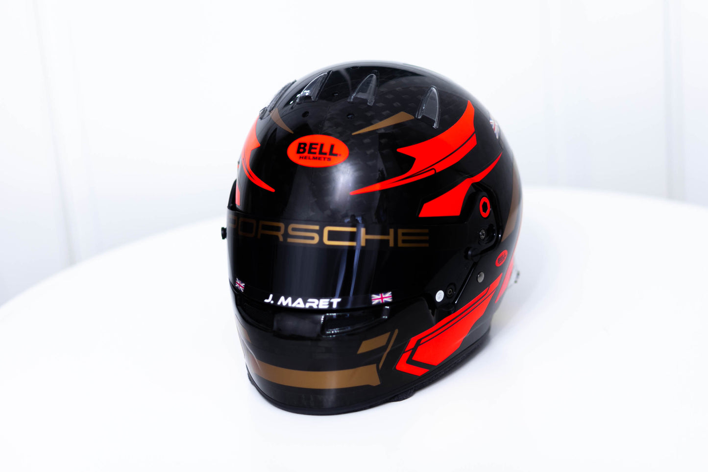 GRANDA Sticker Kit for helmet Color Scheme #3 FLUO BLACK helmet (design pack) (Karting, Motorsport, Moto)