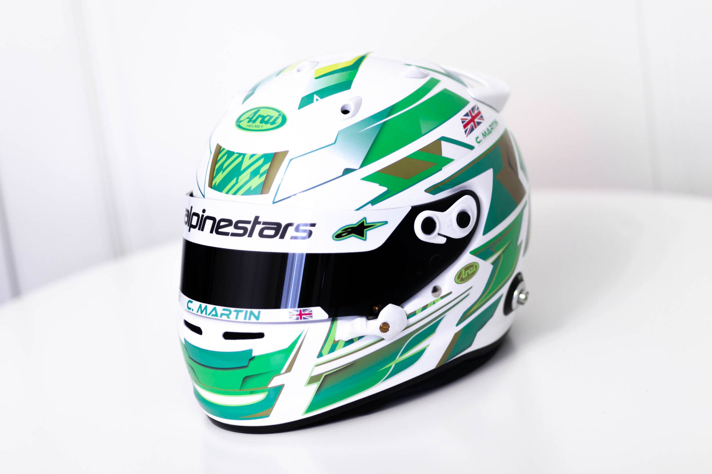 LONATO Sticker Kit for helmet Color Scheme #3 (design pack) (Karting, Motorsport, Moto)