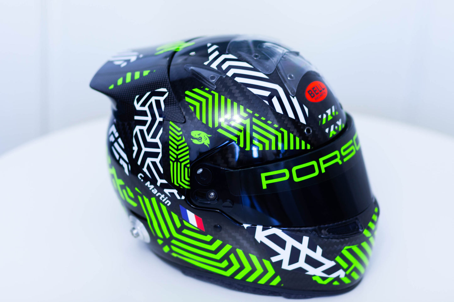 ZEBRA CAMUFLAGE Stickers for helmet Color scheme #2 with part fluo (design pack) (Karting, Motorsport, Moto)