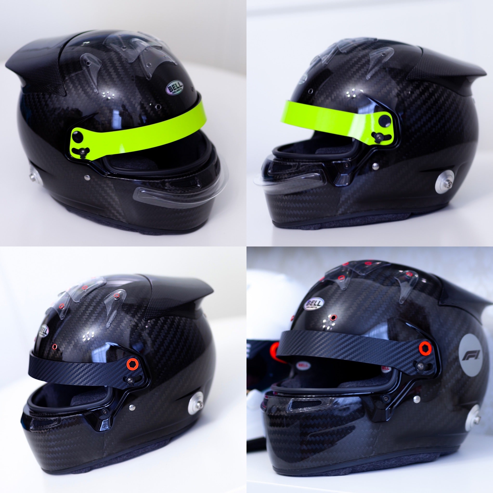 Cut Visor for Bell (Karting, Motorsport, Moto) 33 stickers