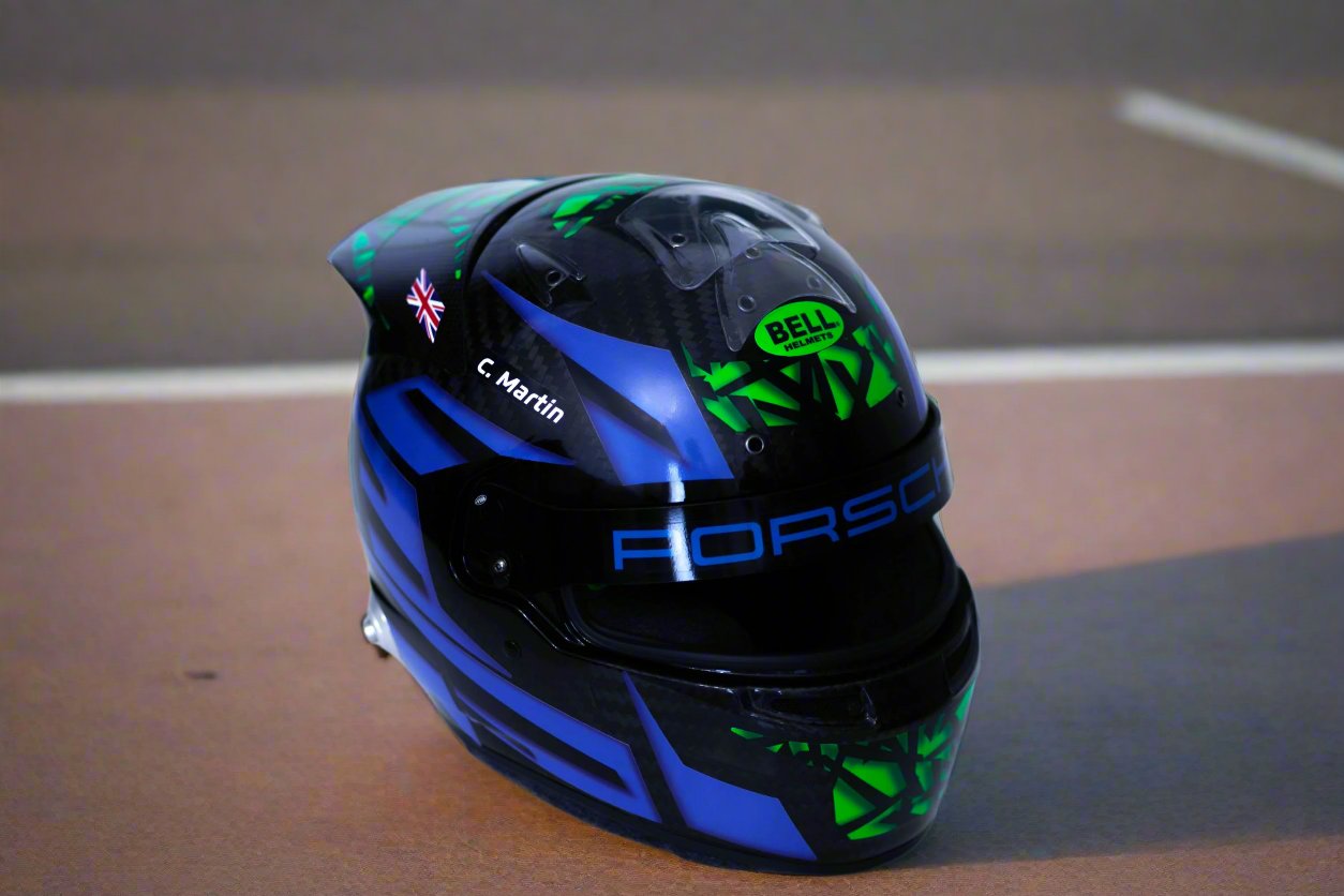 SPIELBERG Sticker Kit for helmet with part FLUO (design pack) (Karting, Motorsport, Moto)