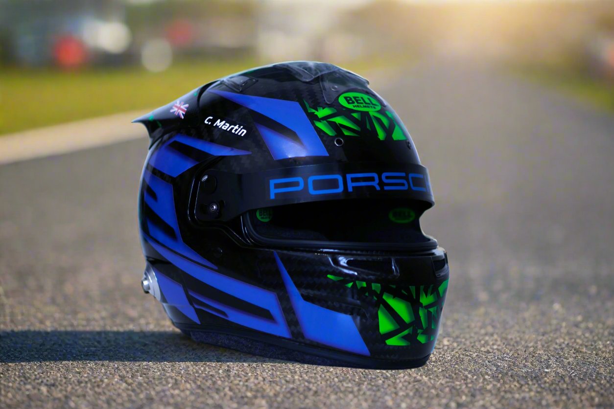 SPIELBERG Sticker Kit for helmet with part FLUO (design pack) (Karting, Motorsport, Moto)