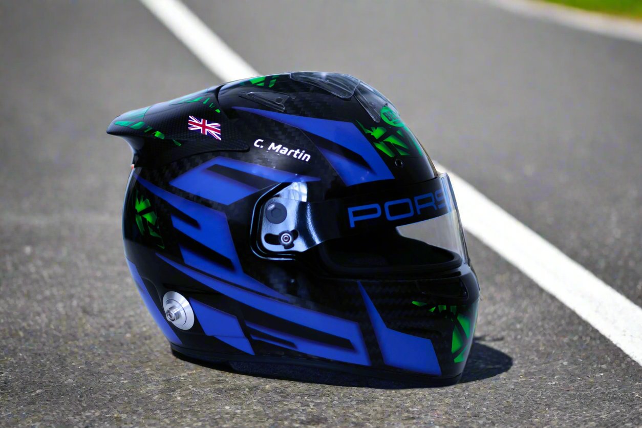 SPIELBERG Sticker Kit for helmet with part FLUO (design pack) (Karting, Motorsport, Moto)
