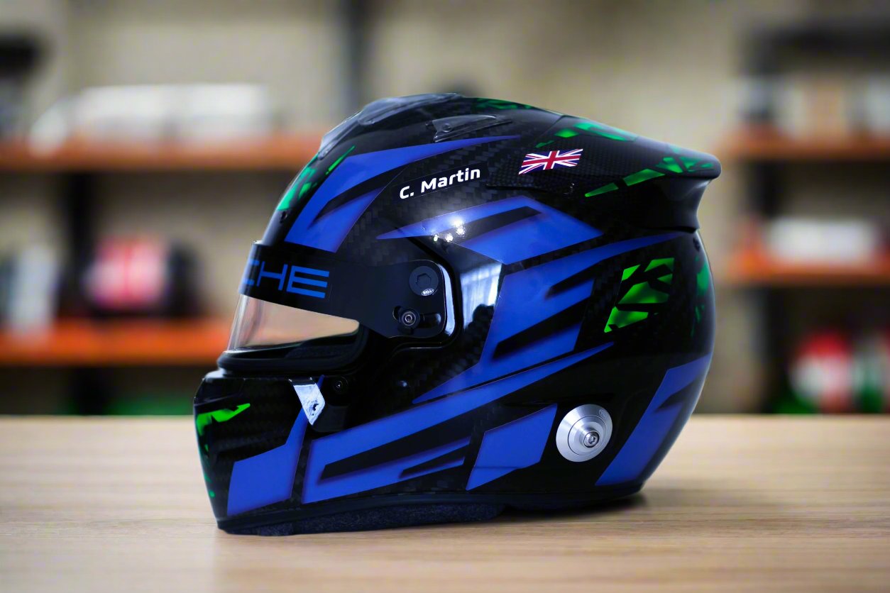 SPIELBERG Sticker Kit for helmet with part FLUO (design pack) (Karting, Motorsport, Moto)