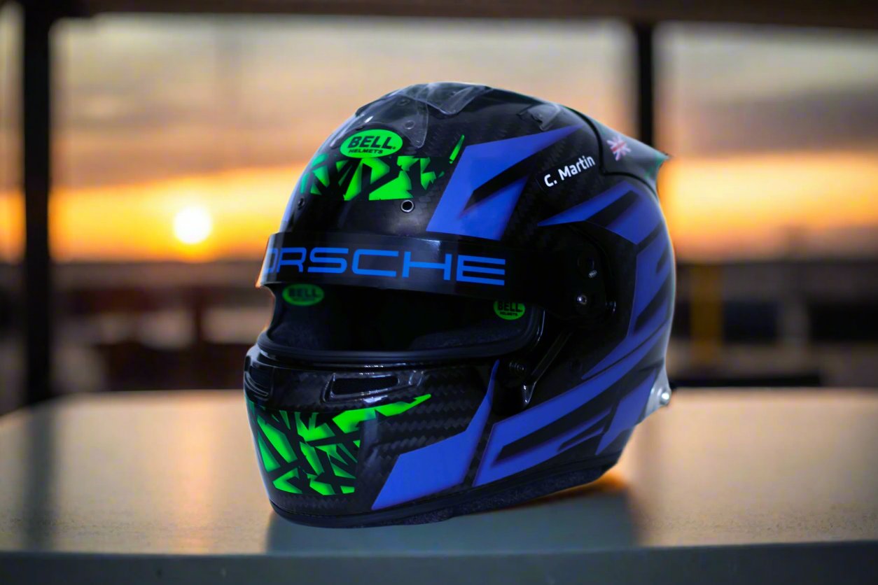 SPIELBERG Sticker Kit for helmet with part FLUO (design pack) (Karting, Motorsport, Moto)