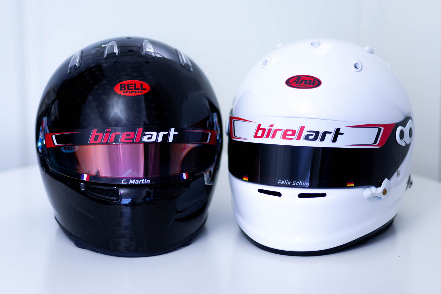 Bierel Art NEW LOGO Sticker Kit for visor (Karting, Motorsport, Moto)