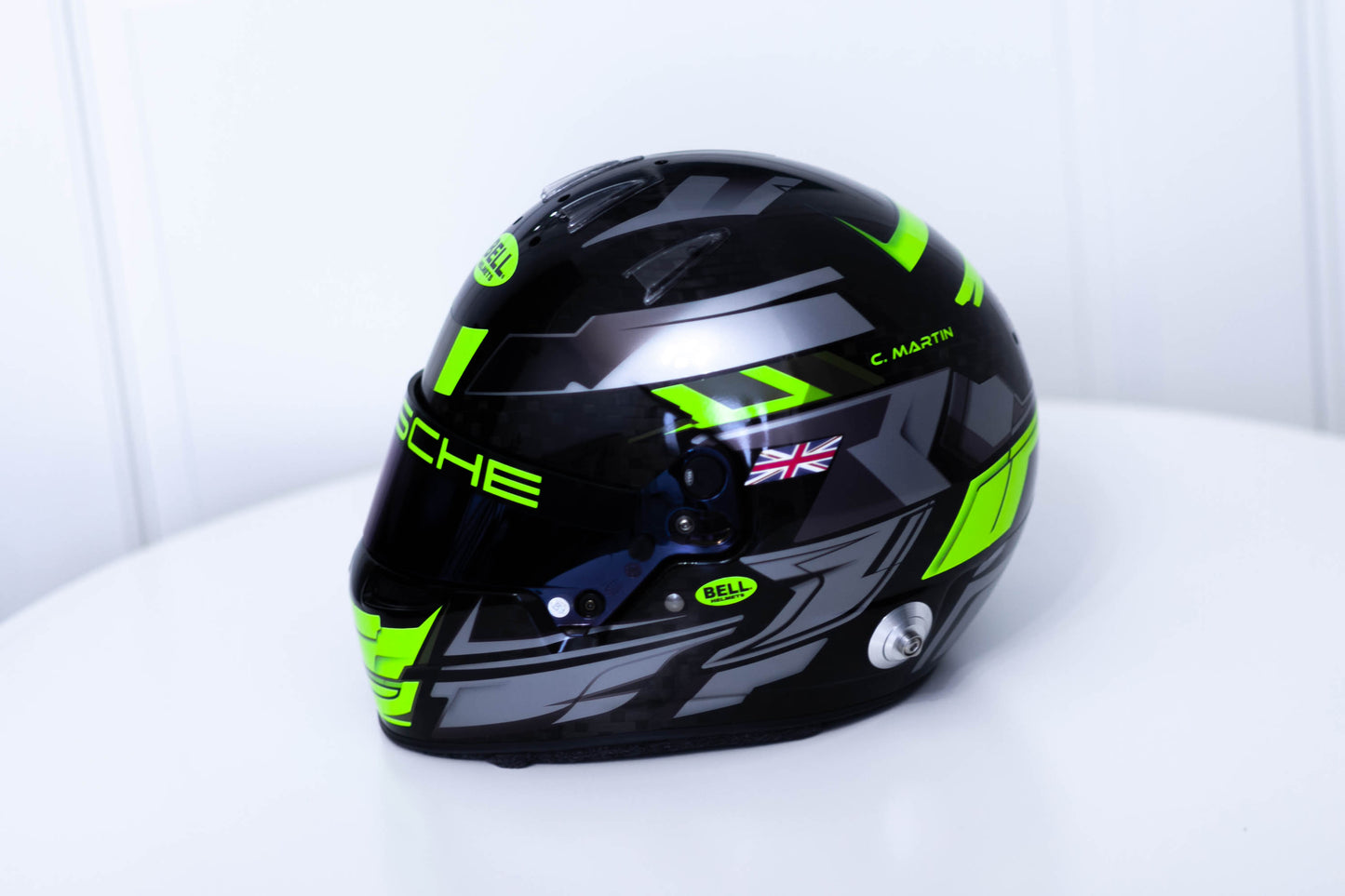 LONATO Sticker Kit for helmet Color Scheme #3 FLUO BLACK helmet (design pack) (Karting, Motorsport, Moto)