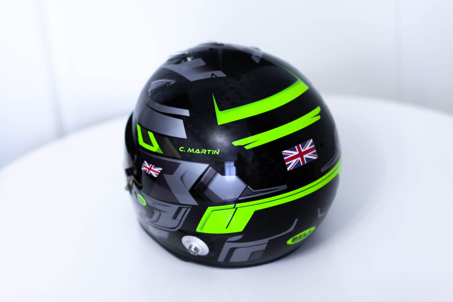 LONATO Sticker Kit for helmet Color Scheme #3 FLUO BLACK helmet (design pack) (Karting, Motorsport, Moto)