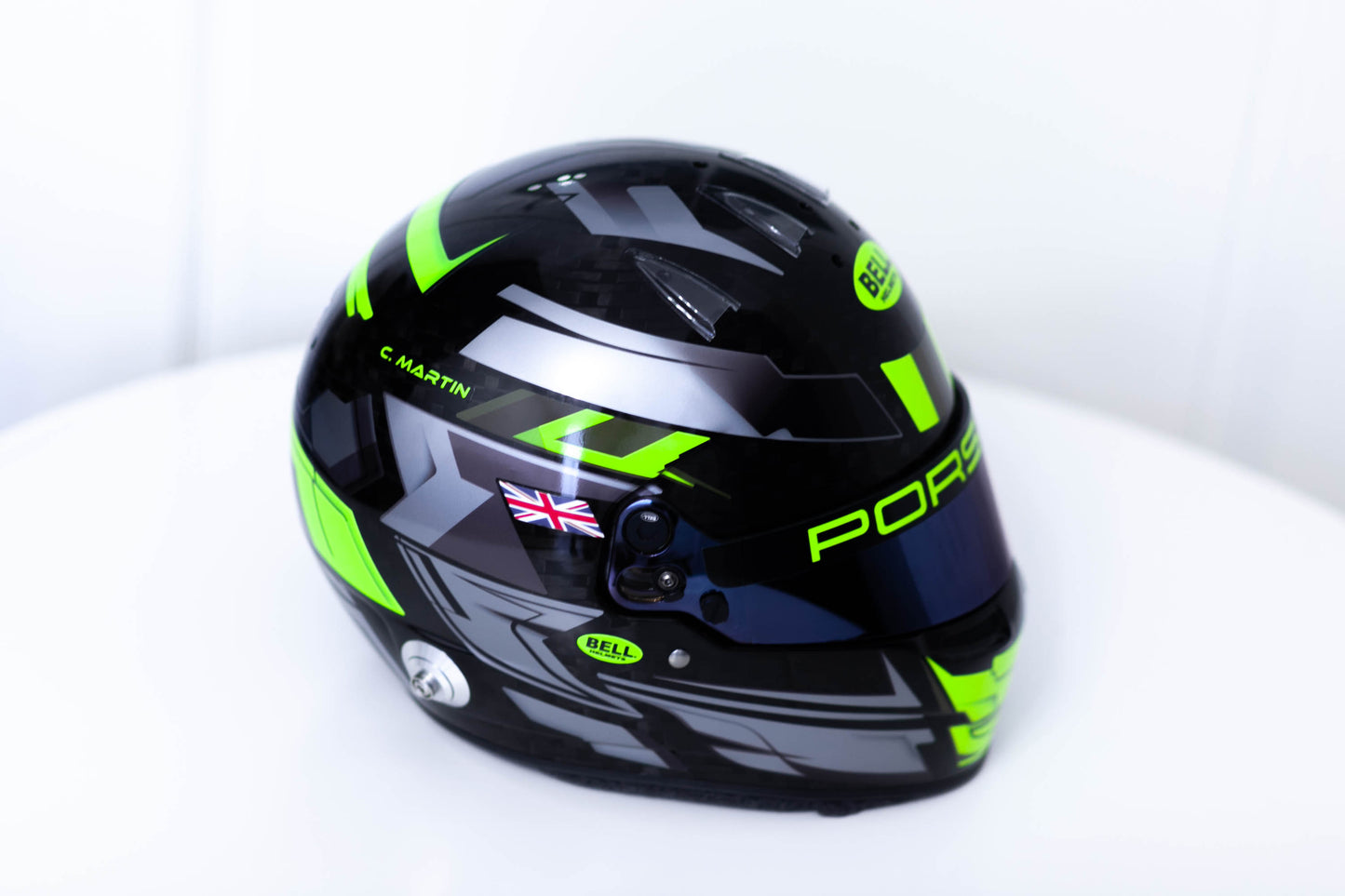 LONATO Sticker Kit for helmet Color Scheme #3 FLUO BLACK helmet (design pack) (Karting, Motorsport, Moto)