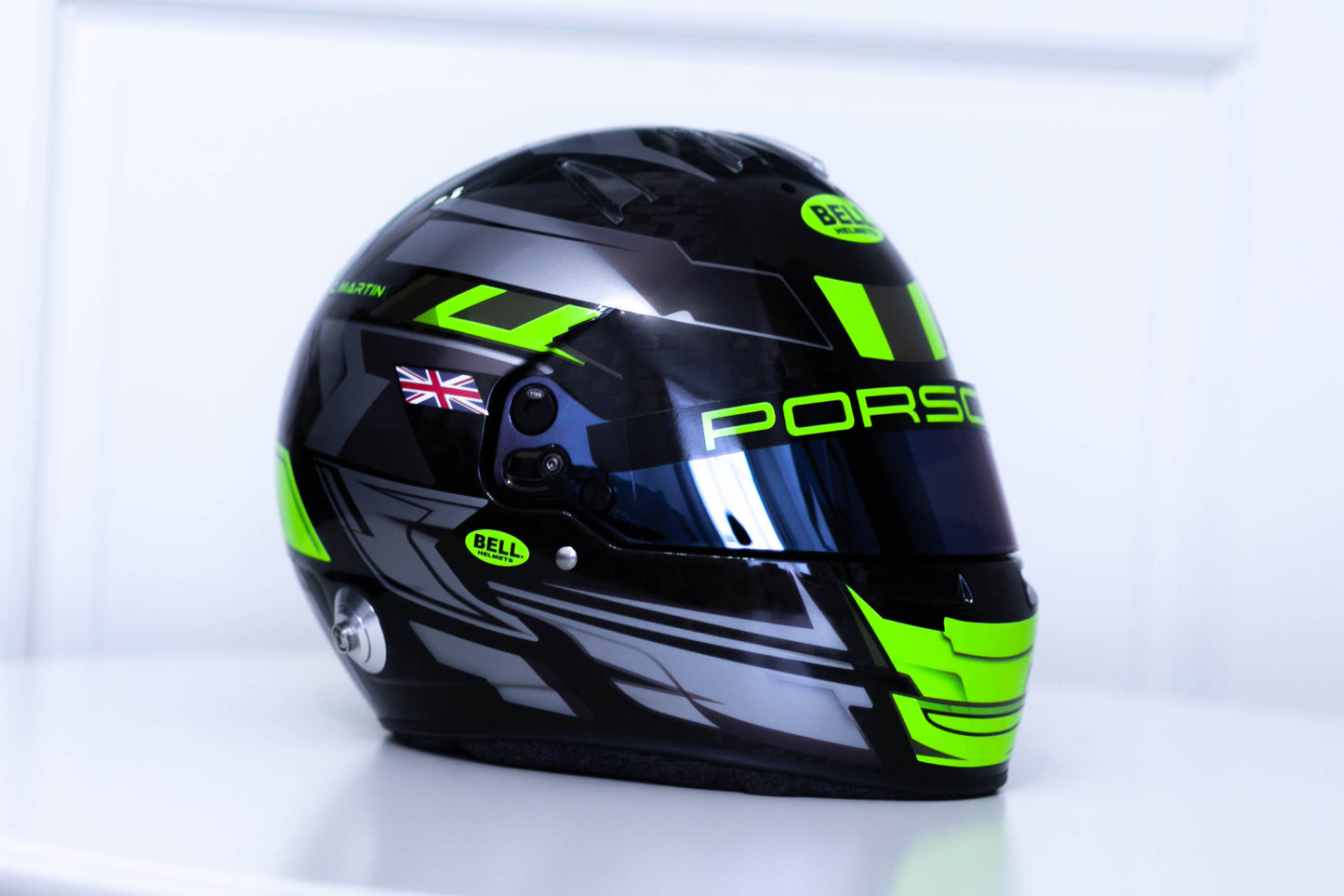 LONATO Sticker Kit for helmet Color Scheme #3 FLUO BLACK helmet (design pack) (Karting, Motorsport, Moto)