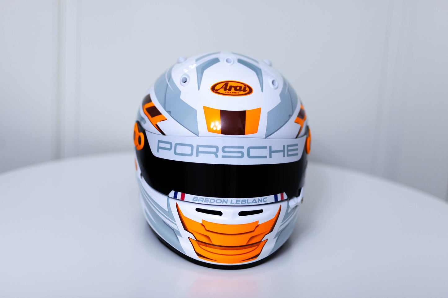 LONATO Sticker Kit for helmet Color Scheme #4 FLUO WHITE helmet (design pack) (Karting, Motorsport, Moto)