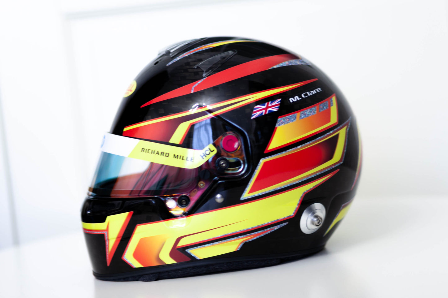 IMOLA Stickers for helmet Color Scheme #4 (design pack) (Karting, Motorsport, Moto)