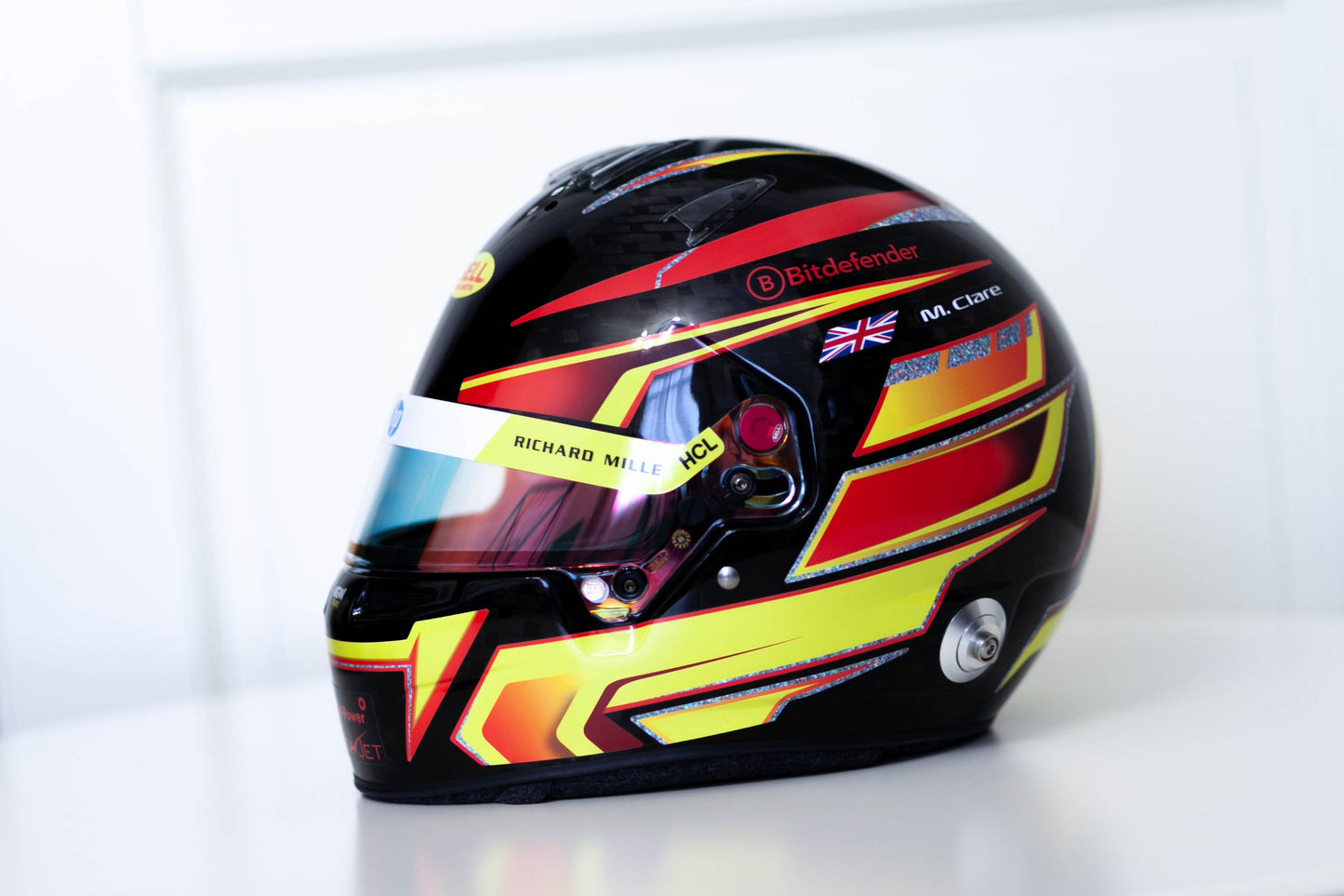 IMOLA Stickers for helmet Color Scheme #4 (design pack) (Karting, Motorsport, Moto)