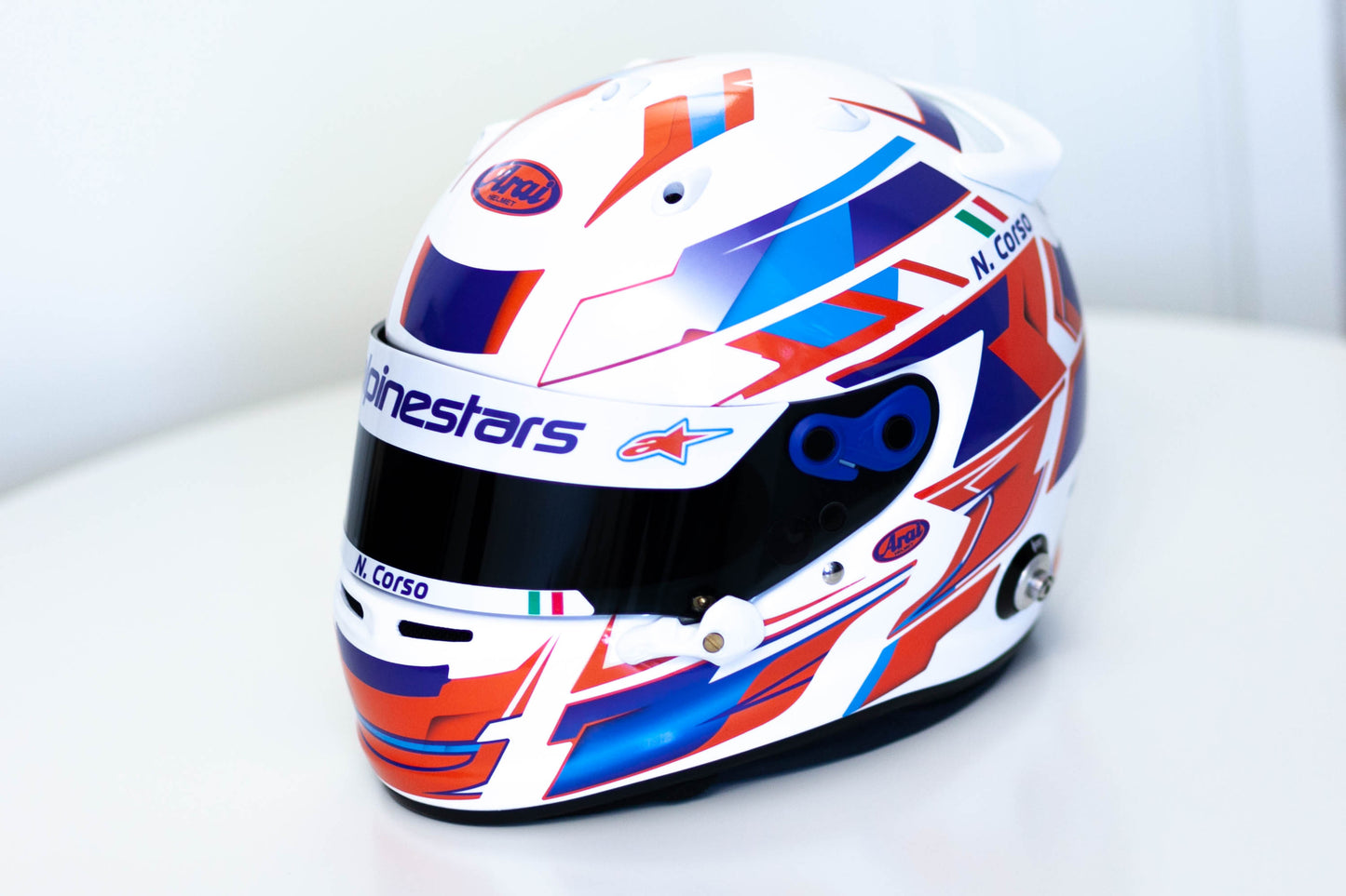 LONATO Sticker Kit for helmet Color Scheme #4 (design pack) (Karting, Motorsport, Moto)