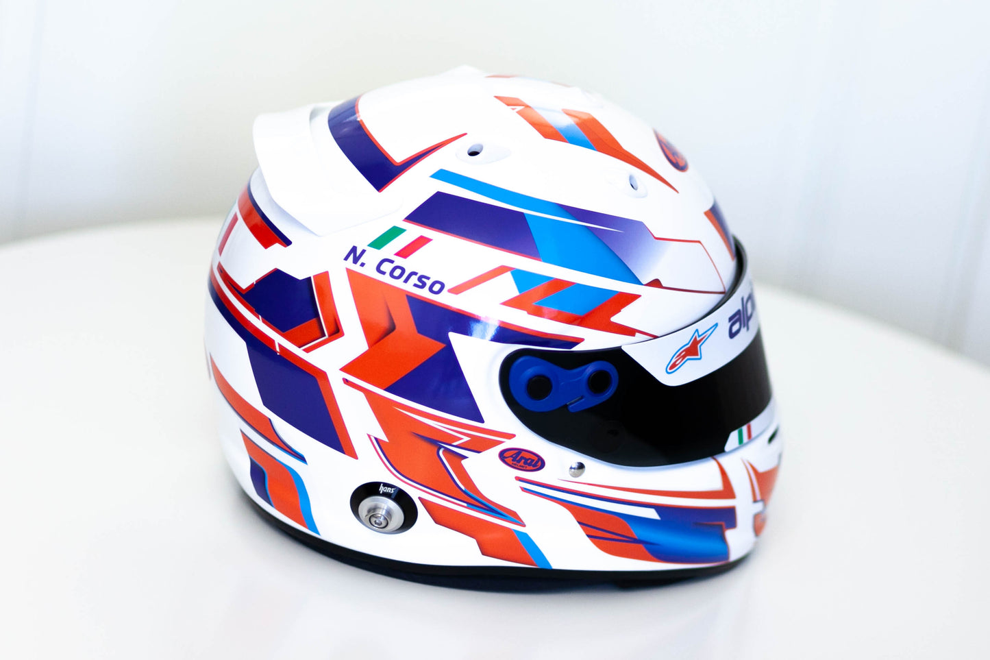 LONATO Sticker Kit for helmet Color Scheme #4 (design pack) (Karting, Motorsport, Moto)