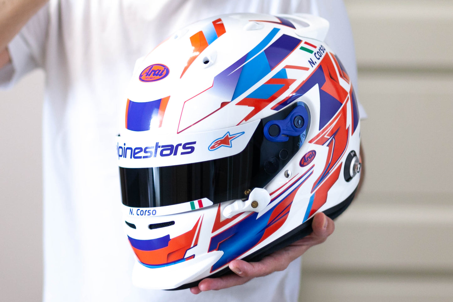 LONATO Sticker Kit for helmet Color Scheme #4 (design pack) (Karting, Motorsport, Moto)