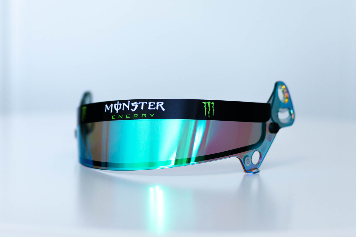 Monster E Visor Sticker (Karting, Motorsport, Moto)