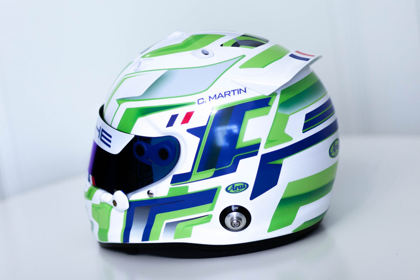 LACONCA Sticker Kit for helmet Color Scheme #3 (design pack) (Karting, Motorsport, Moto)