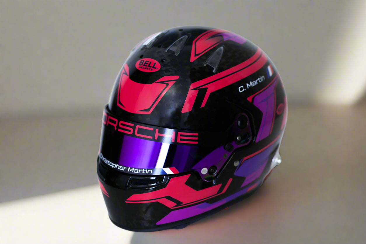 MULSANNE Sticker Kit for helmet Color Scheme #2 (design pack) (Karting, Motorsport, Moto)