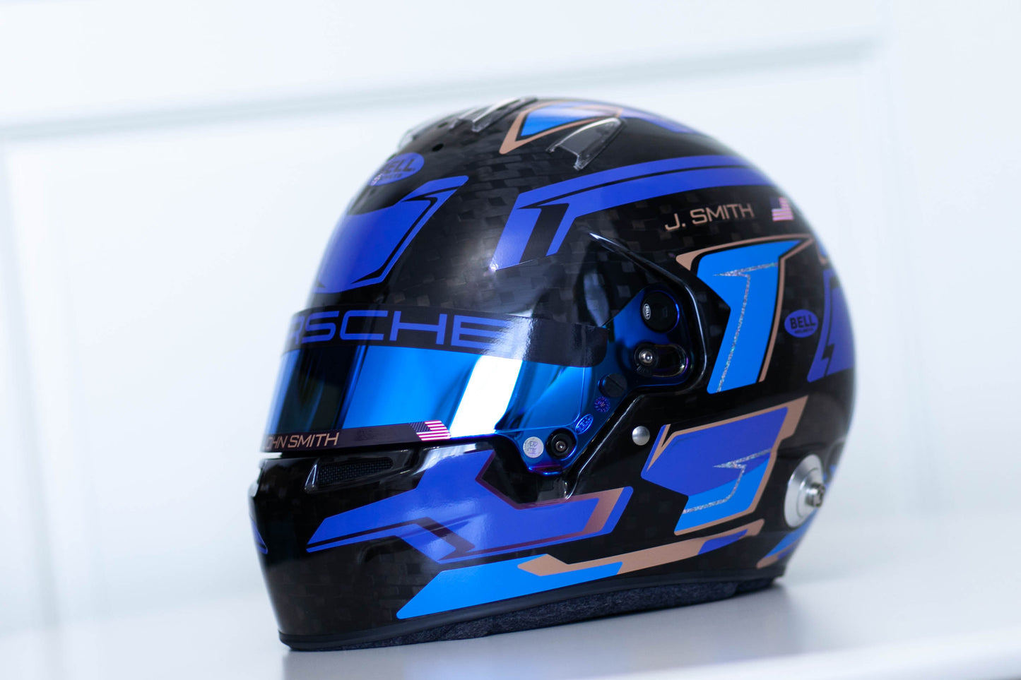 MULSANNE Sticker Kit for helmet Color Scheme #4 (design pack) (Karting, Motorsport, Moto)