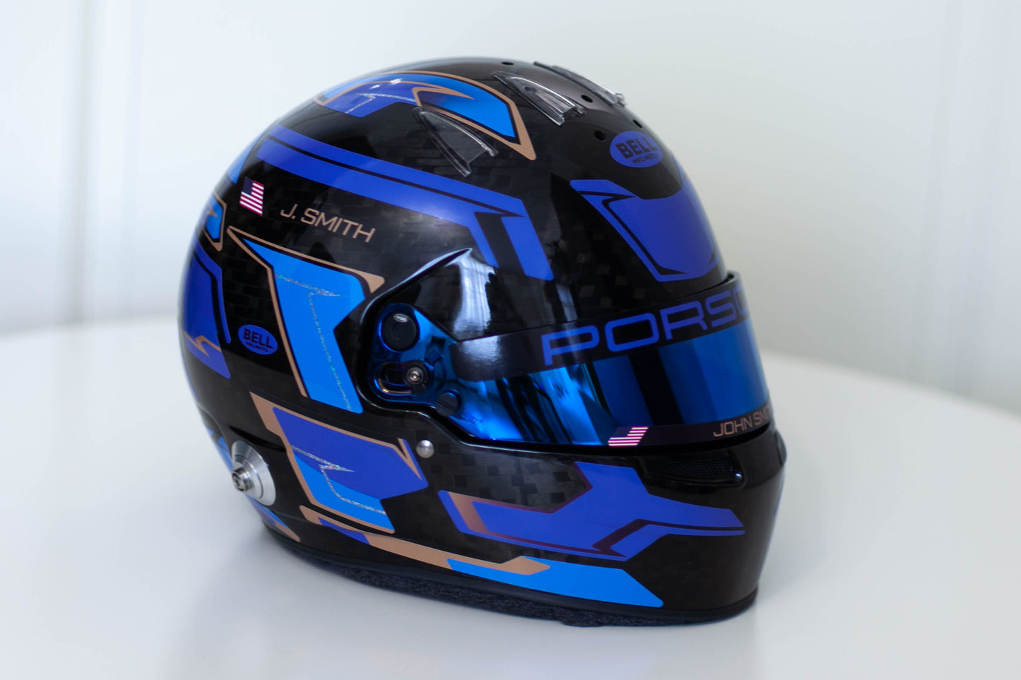 MULSANNE Sticker Kit for helmet Color Scheme #4 (design pack) (Karting, Motorsport, Moto)