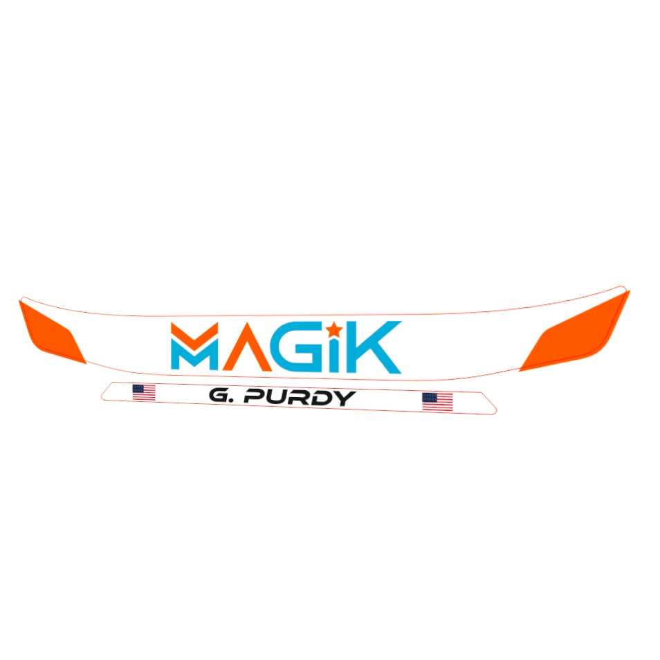 MAGIC Kart Visor Sticker (Karting, Motorsport, Moto)
