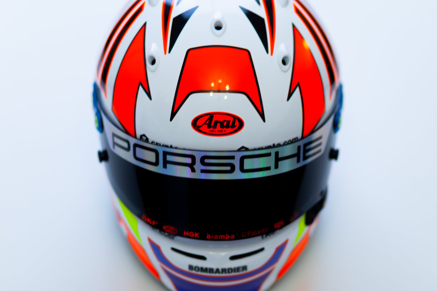 MONZA Stickers with part FLUO for helmet (design pack+sponsor kit) (Karting, Motorsport)