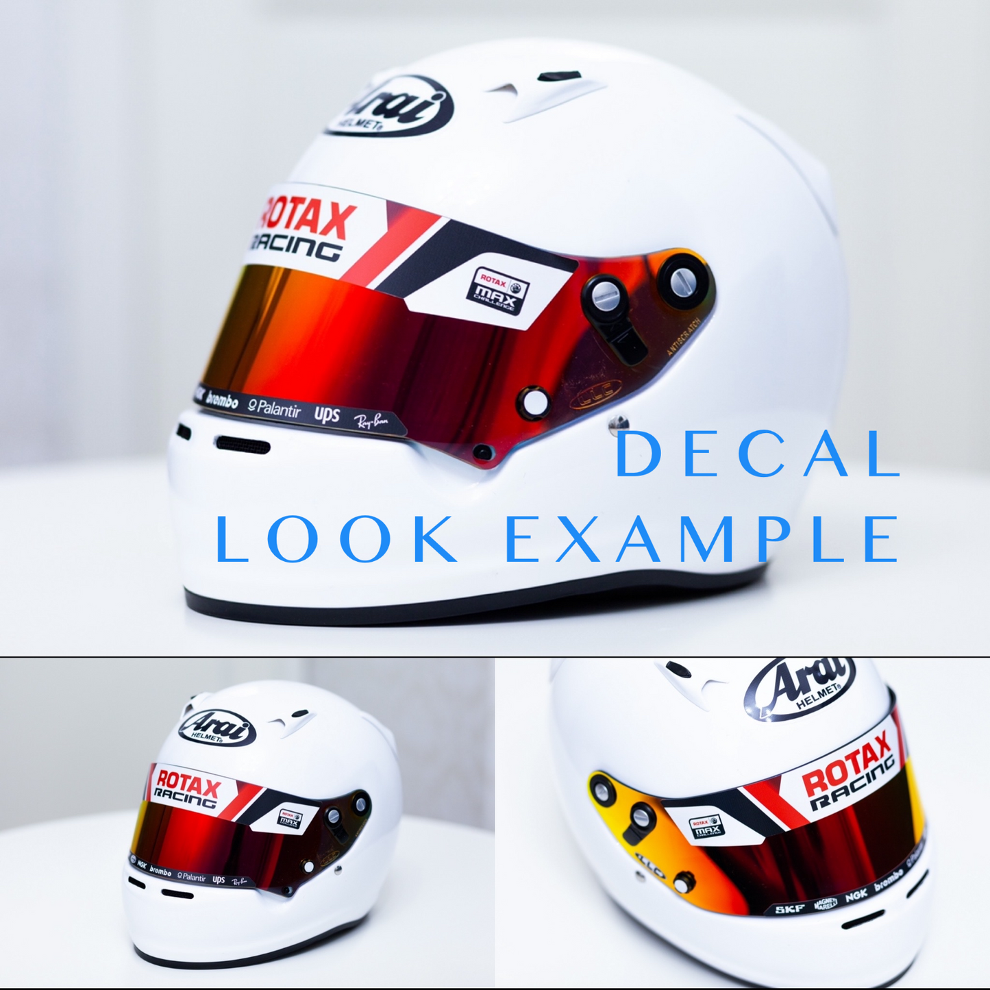 Praga Kart Helmet visor Sticker (Karting, Motorsport)