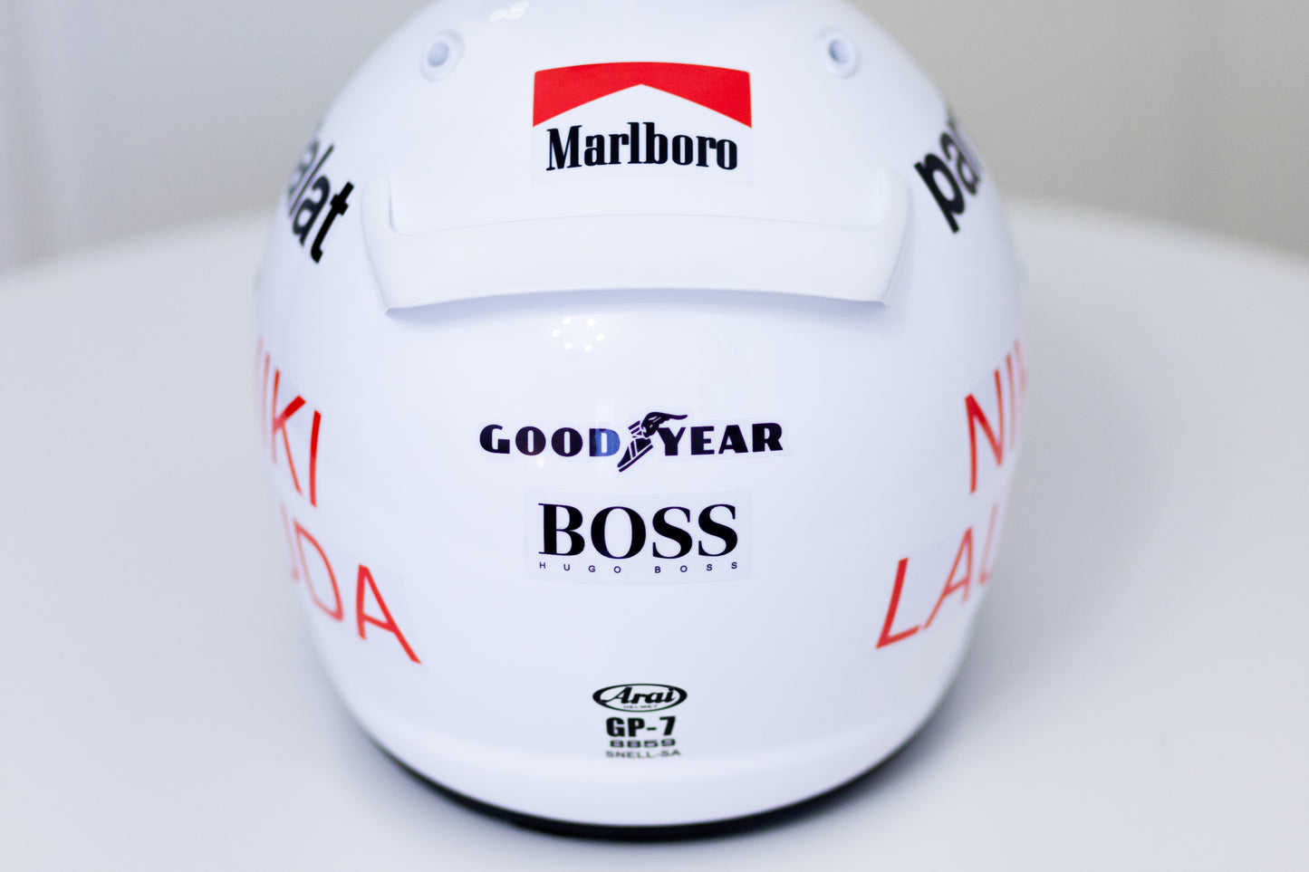 NIKI LAUDA Stickers for helmet (sponsor pack) (Karting, Motorsport)